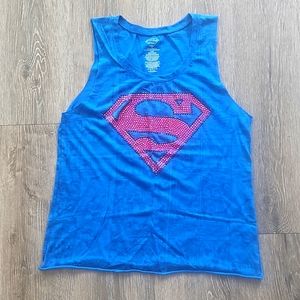 SuperMan blue and Red Tank